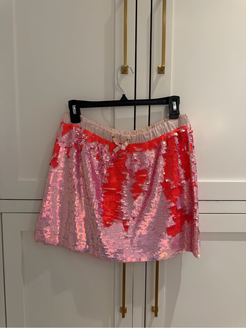 Crewcuts Pink & Orange Sequin Mini Skirt